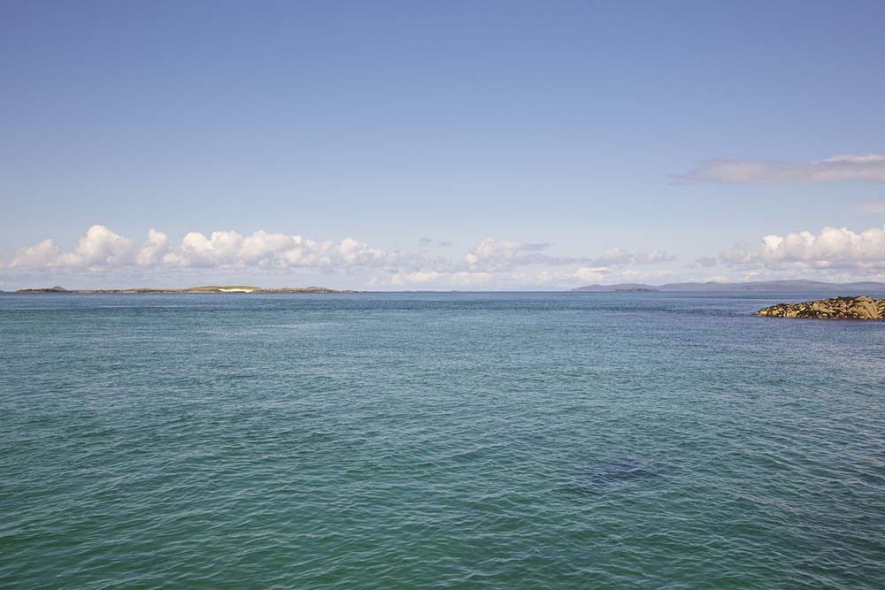 A view of the clear waters of the Sound of Iona